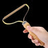 Portable Lint Remover Clothes Fuzz Fabric Shaver Brush Tool Power-Free Fluff Removing Roller for Sweater Woven Coat - menochic